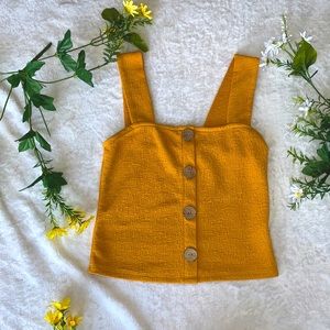 Yellow crop top
